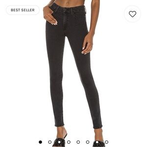 MOTHER Women's Black Skinny Jeans